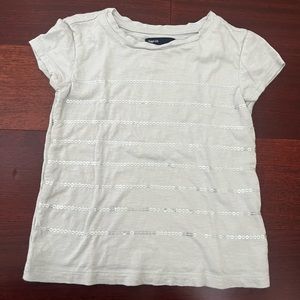 GapKids XS Mint Green Tshirt with sequins